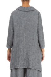 Cowl Neck Grey Wool Tunic 2