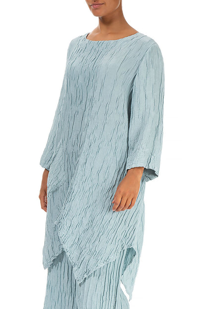 Crinkled Breeze Silk Linen Tunic 3