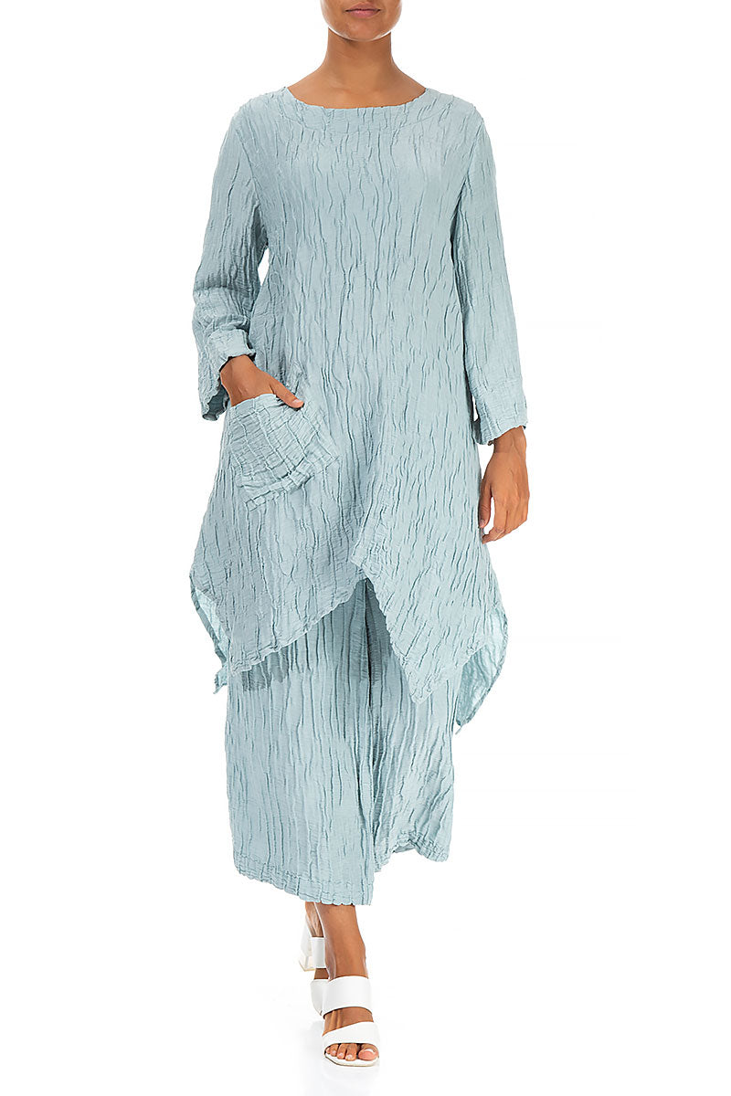 Crinkled Breeze Silk Linen Tunic 4