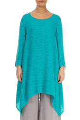 Dropped Edge Ocean Crinkled Tunic 1