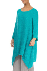 Dropped Edge Ocean Crinkled Tunic 3