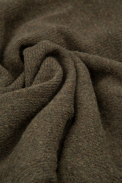 Loose Cosy Khaki Wool Sweater 6