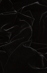 Maxi Open Black Silk Velvet Jacket 5