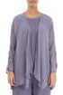 Open Type Lavender Dotty Silk Jacket 1