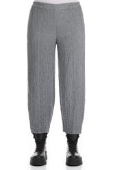 Pencil Grey Wool Trousers 1