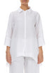 Relaxed White Linen Shirt 1