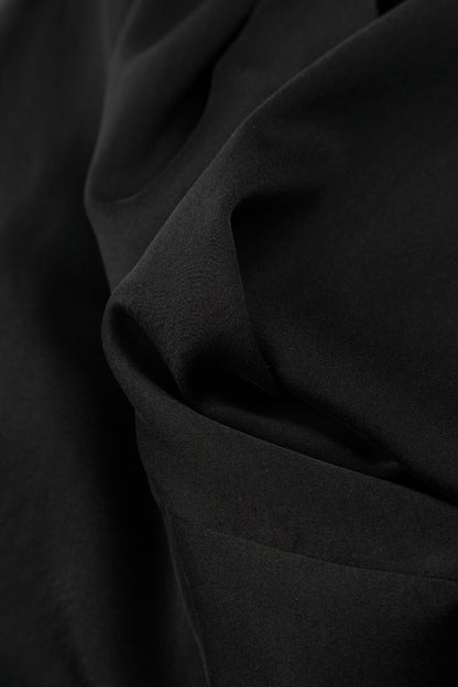 Sleeveless Black Silk Bamboo Top 5
