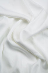 Wide White Silk Bamboo Trousers 5
