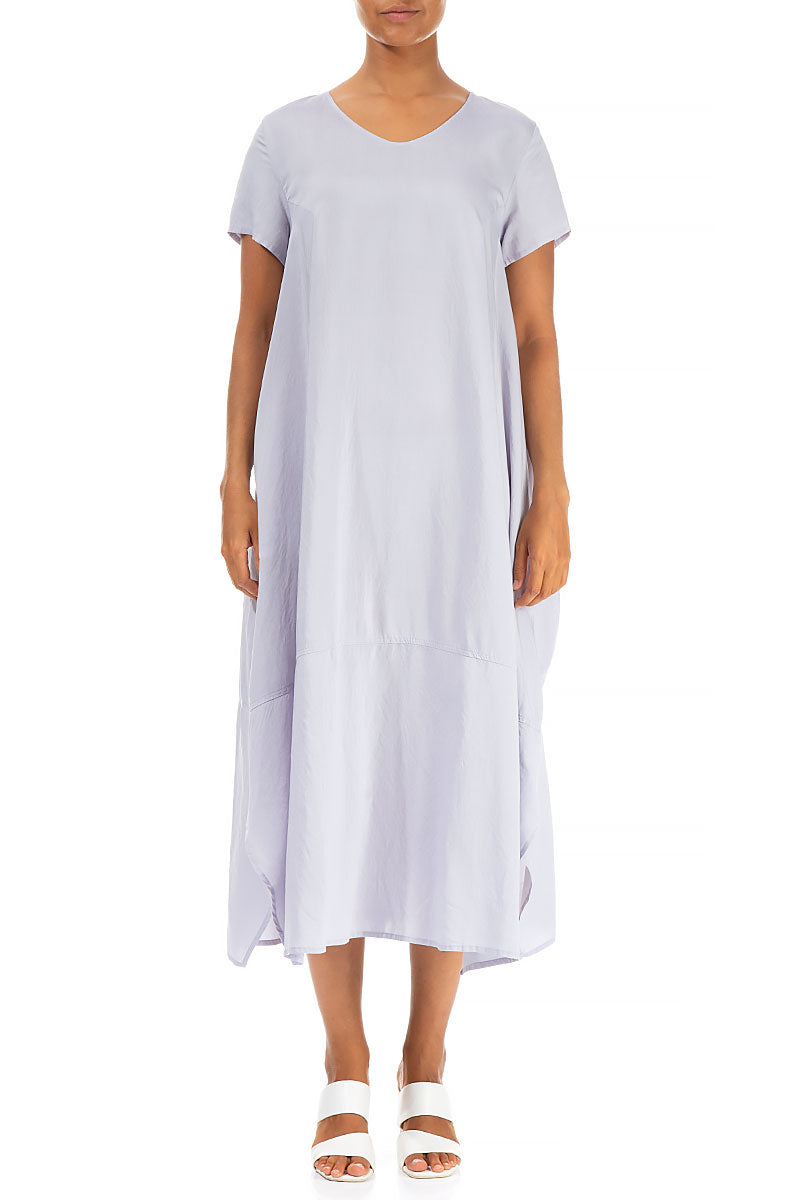 Single Pocket Lavender Silk Bamboo Dress 1