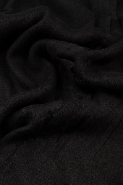 Sleeveless Black Linen Top 5