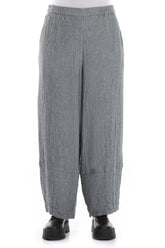 Loose Taper Grey Wool Trousers 1