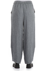 Loose Taper Grey Wool Trousers 2