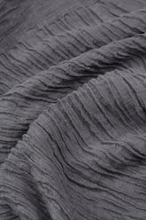 Straight Crinkled Iron Silk Trousers 4