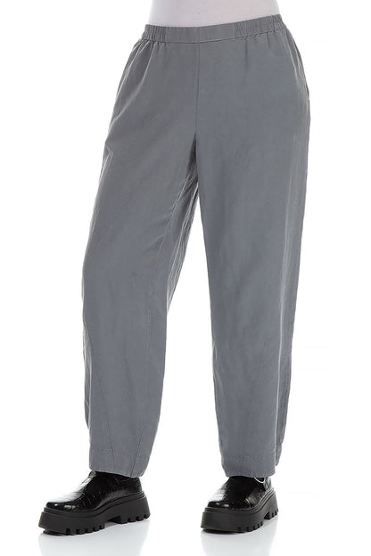Straight Iron Silk Linen Trousers 3