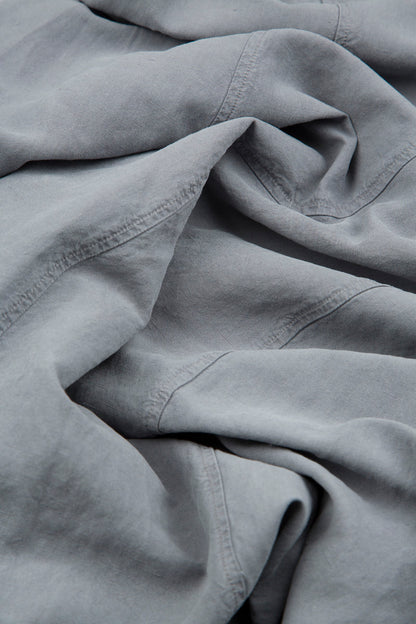 Straight Iron Silk Linen Trousers 4